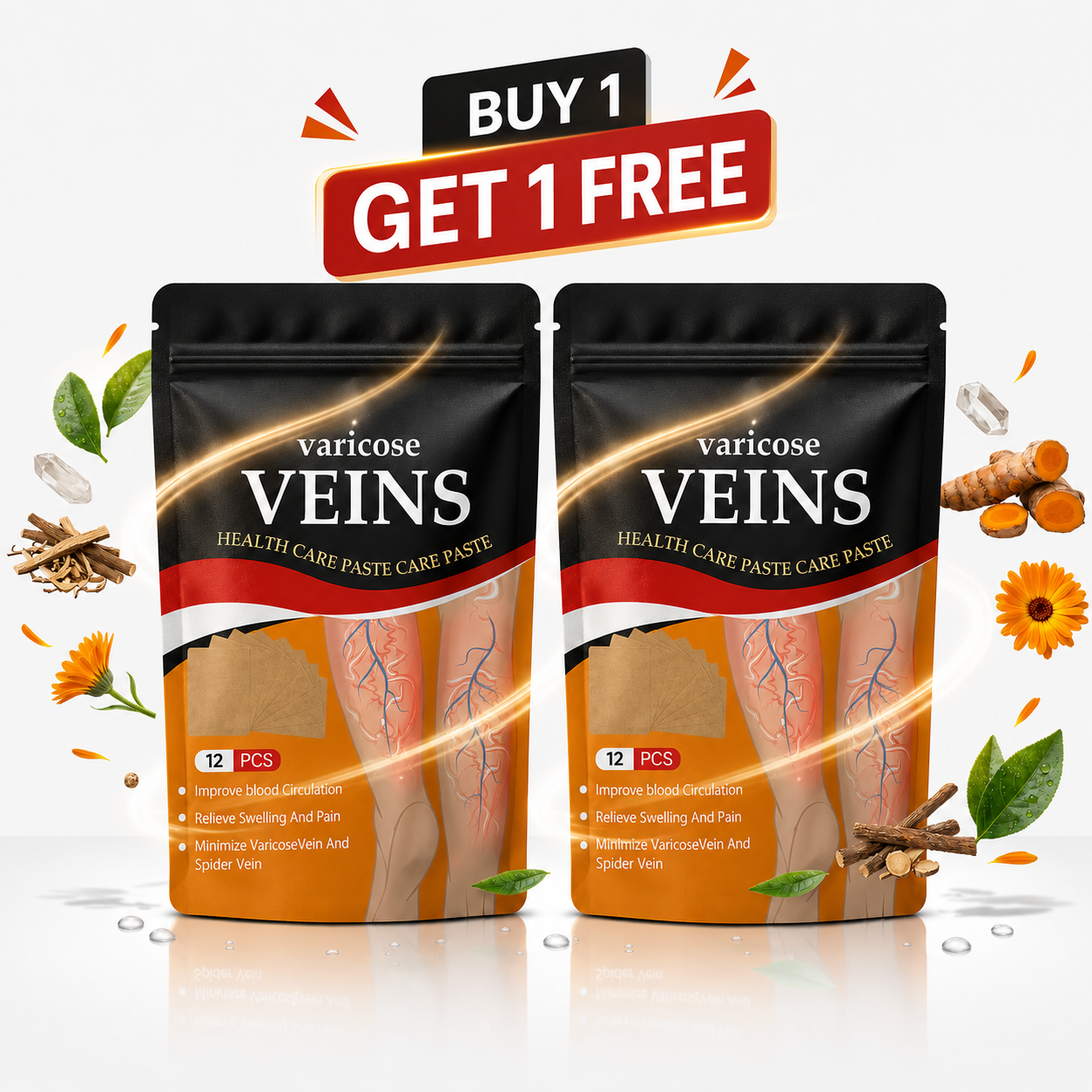 Varicose Veins Relief Patch (Buy 1 Get 1 Free)