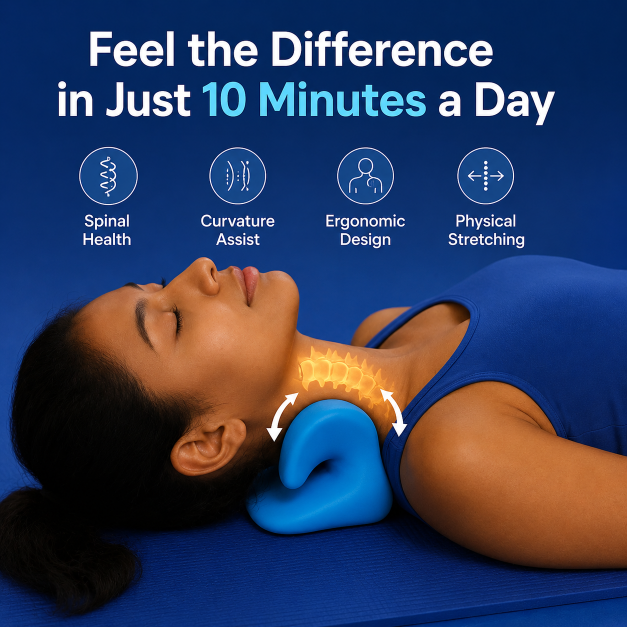 Cervical Neck Traction Pillow