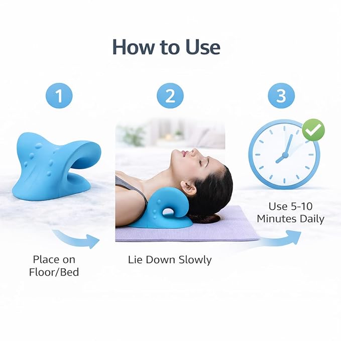 Cervical Neck Traction Pillow