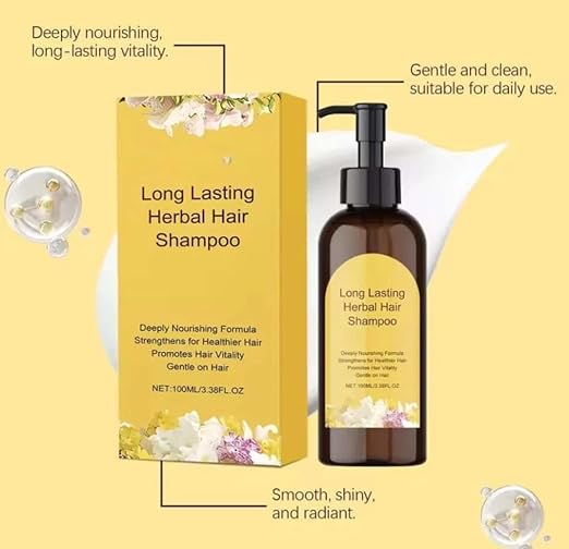 Japanese Long Lasting Natural Hair Dye Shampoo (Buy 1 Get 1 Free)